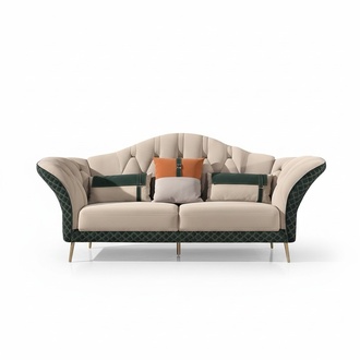 Designer Garnituren Sofa Couch Polster Garnitur 6tlg. Set Leder Couchtisch Tisch