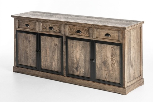 Designer Kommode Anrichte Side Low Board Schrank Wohn Zimmer Regal Holz Luxus