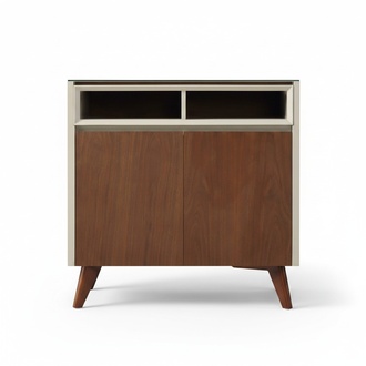 Designer Kommode Anrichte Side Low Board Schrank Regal Metall Luxus