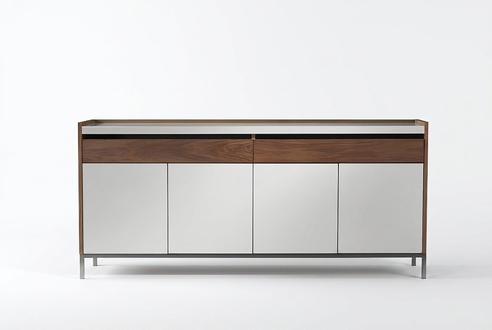 Designer Kommode Side Low Board Schrank Wohn Zimmer Holz Luxus