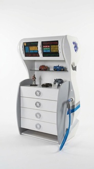 Designer Kommoden Schrank Regal Kinderzimmer Kommode Tankstelle Neu