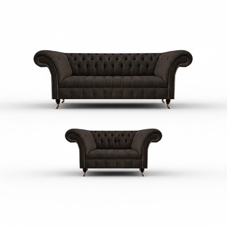 Designer Komplett Luxus Sofas Polster Couch Designer Komplett Chesterfield