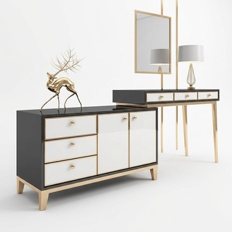 Designer Konsolentisch Tisch Konsole Konsolentische Schmink Sekretär Kommode