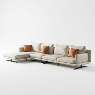 Designer Ledersofa Ecksofa Polster Eck Couch Sitz Eck L Form Garnitur Sofa Neu