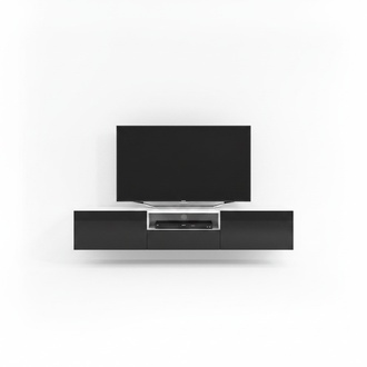 Designer Luxus Hänge TV Ständer Wohnzimmer Holz Lowboard Modern