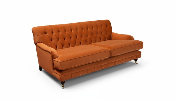 Designer Sofa 3-Sitzer Neue Sofas Polstersofas Luxusstoffe Chesterfield