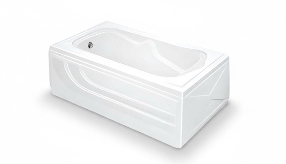 Designwanne Badewanne Acrylwanne Raumsparwanne Komfortwanne Wanne 140x71 cm