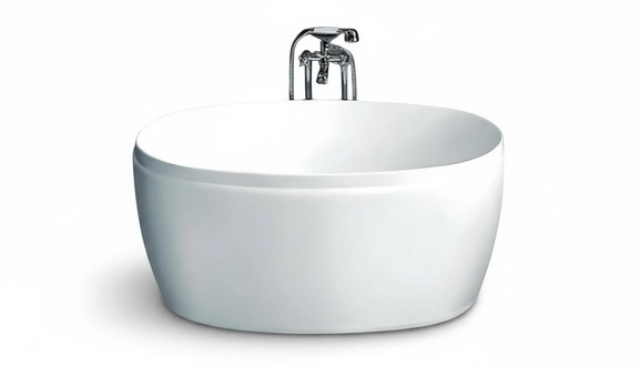 Designwanne Badewanne Raumsparwanne Acrylwanne Komfortwanne Wanne 130x80 cm