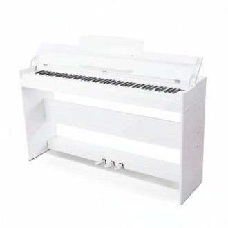 Digitales Klavier Piano Heimklavier Digital Keyboard 137cm Weiß