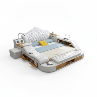 Doppel Luxus Design Bett Polster Betten
