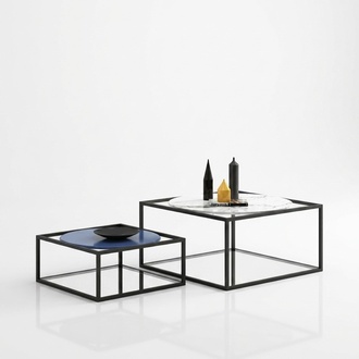 Doppel Set 2x Couchtisch Kaffeetisch Beistelltisch Design Wohnzimmertisch Tische