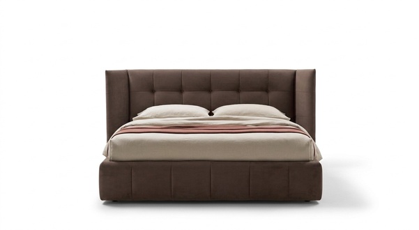 Doppelbett Bett Ehebett Design Luxus Luxur Polsterbett Designbett Textil Betten