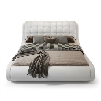 Doppelbett Bett Ehebett Design Polsterbett Designbett Leder Betten Einrichtung