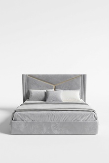 Doppelbett Luxus Betten Polster Schlafzimmer Möbel Neu Beleuchtetes Bett Design
