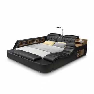 Doppelbett Polsterbett Schlafzimmer 180x200cm Multifunktion Bett Betten Ehebett