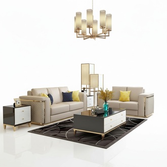 Dreisitzer Couch Polster Design Sofa Moderne 3er Sitz Sofas Beige Möbel