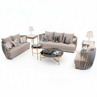 Dreisitzer Couch Polster Design Sofa 3er Sitz Sofas Zimmer Beige Chesterfield