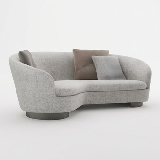 Dreisitzer Couch Polster Design Sofa 3er Sitz Sofas Zimmer Moderne Grau