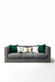 Dreisitzer Couch Polster Design Sofa Moderne 3er Sitz Sofas Möbel