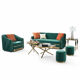 Dreisitzer Couch Polster Design Sofa Moderne 3er Sitz Sofas Samt Zimmer