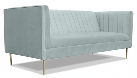 Dreisitzer Grüne Stoff Wohnzimmer Design Couchen Polster Sofa Sofas Neu Textil