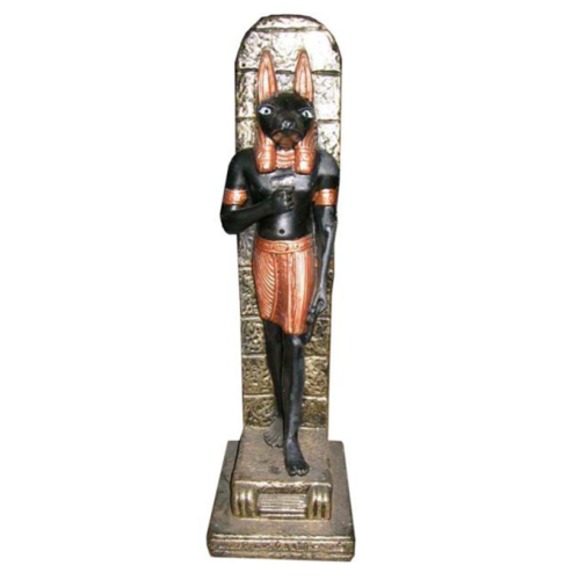 Ägyptische Figur Anubis Kunststoff god of death Dekoration Statuen Figuren