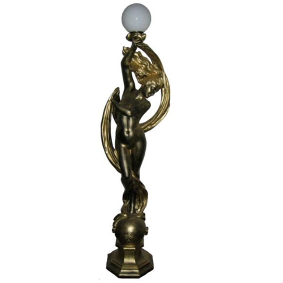 Skulptur Frau mit Schleier Figur Statuen Skulpturen Statue Kunststoff 172cm