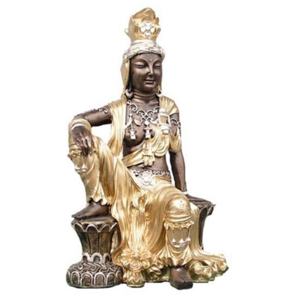 Statue Buddhismus Kwan-Yin Guan Yin Bodhisattva Skulptur Statuen Figur