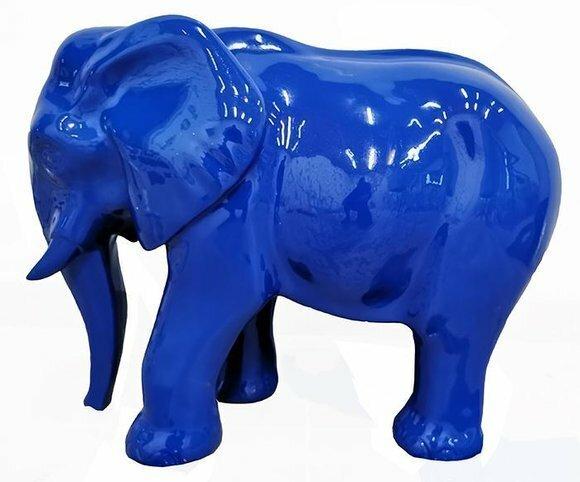 Abstrakte Design Dekoration Statue Figur Skulptur Figuren Statuen Elefant