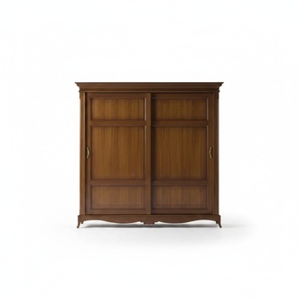 Echtholz Kleiderschrank Holzschrank Schrank Schlafzimmer Möbel Italien