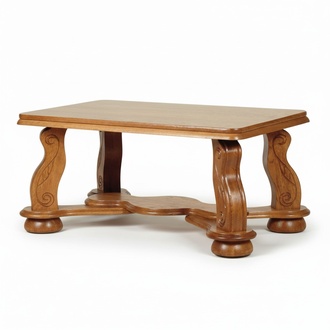 Echtholz Tisch Klassischer Couchtisch Sofa Beistell Tische Holz Handarbeit Neu