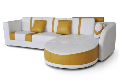 Eck Sofa mit USB Polster Wohn Zimmer Landschaft Designer Couchen Textil A1122