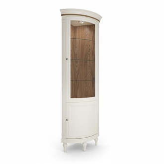 Eck Vitrine Vitrine Schrank Vitrinen Wohnzimmer Schau Schränke Design Holz Neu