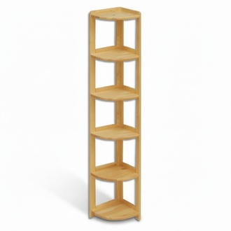 Eckregal Regal Schrank Wohn Zimmer Wand Schränke Büro Regale Echt Holz Massiv
