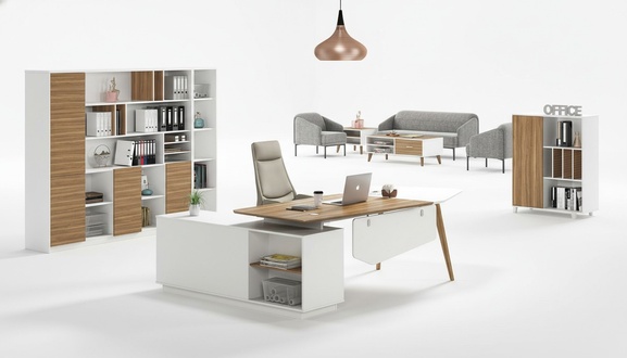 Eckschreibtisch Arbeits Schreib Büro Tisch Luxus Klasse Designer Möbel Tische