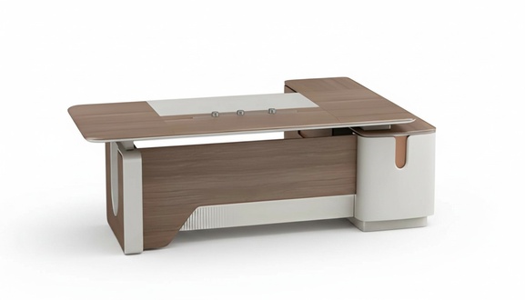 Eckschreibtisch Büro modern Holz Arbeitszimmer futuristisch Office