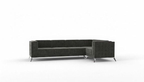 Ecksofa Chesterfield Sofa Polstergarnitur Couch Wohnlandschaft L-form Design Neu