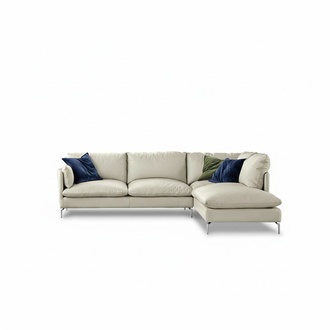 Ecksofa L form Leder Luxus Design Sofa Polster Couch Couchen Möbel PRIANERA neu