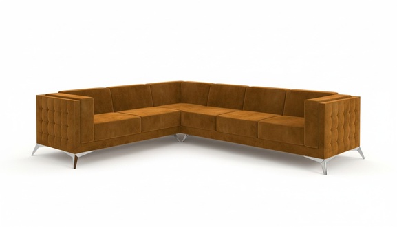 Ecksofa L-Form Stoff Couch Wohnlandschaft Garnitur Design Modern Sofa Sofas Neu