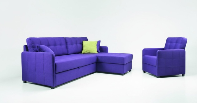 Ecksofa Sofa Couch Textil Stoff Wohnlandschaft Garnitur Polster Ecke ACAPULCO