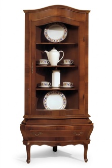 Eckvitrine Schrank Klassische Vitrinen Wohnzimmer Wohnzimmer Schränke Anrichte