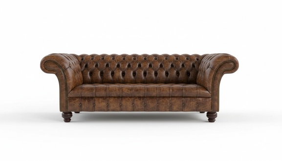 Edle Big Sofa Couch Chesterfield Leder Sofas Couchen Italienisches Rindsleder