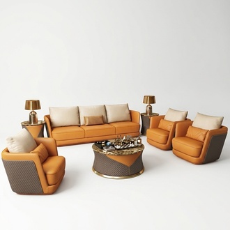 Edle Luxus Klasse Wohn Zimmer Set Garnitur Sofa Couch Polster 4tlg. Set 3+1+1+1