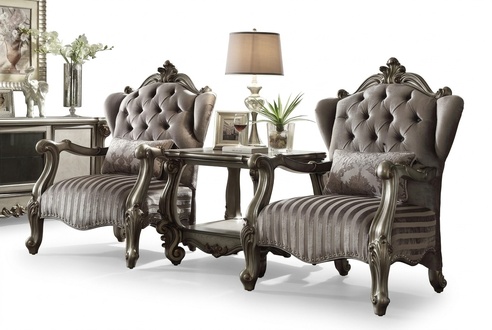 Edler Designer Klassischer Couchtisch Beistelltisch Tisch Holz Barock Geschnitzt