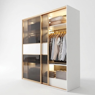 edler Schrank Luxus Schwebetüren Design Schlaf Zimmer Schränke Kleider