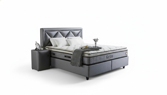Edles Bett 3tlg Set Nachttisch Möbel Luxus Matratze Schlafzimmer Bettgestell Neu
