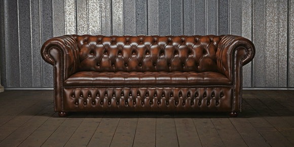 Chesterfield Polster Sofa Couch Designer Garnitur 3 Sitz Couchen Klassisch