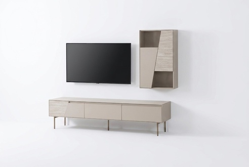 Ein schlichter TV-Schrank, der sich perfekt in ein modernes Interieur einfügt.
