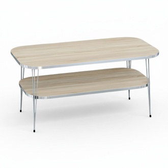 Eleganter brauner Couchtisch aus Holz mit stilvollem Design