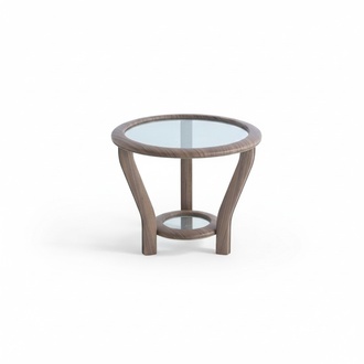 Eleganter brauner Couchtisch aus Holz mit modernem Design